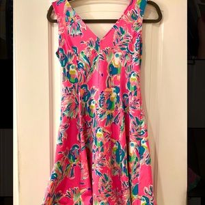Lilly Pulitzer stretchy skater dress, XS